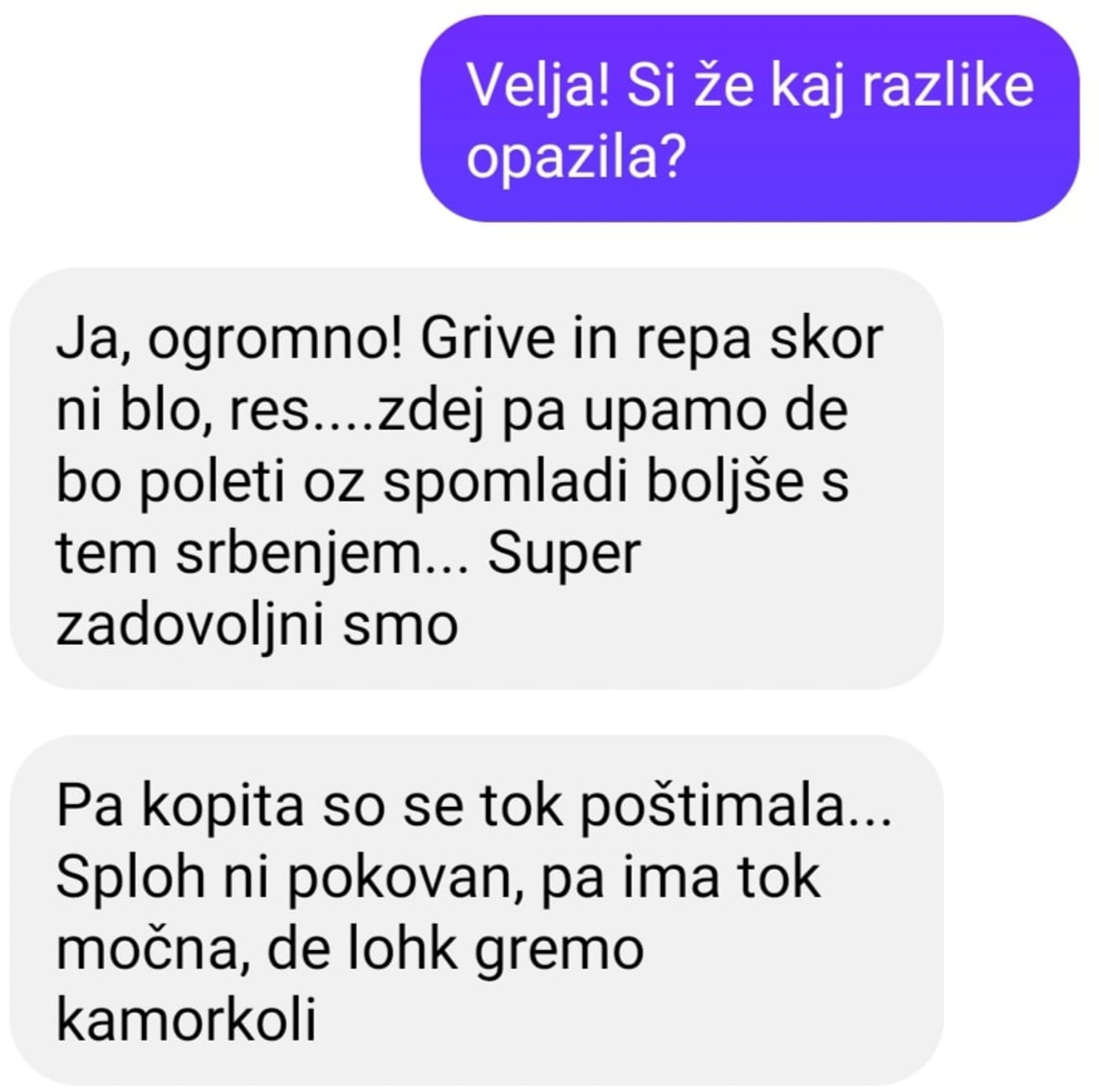 griva rep konji alergije vetcur